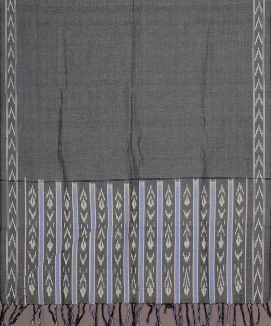 Fossil gray color handloom cotton dupatta