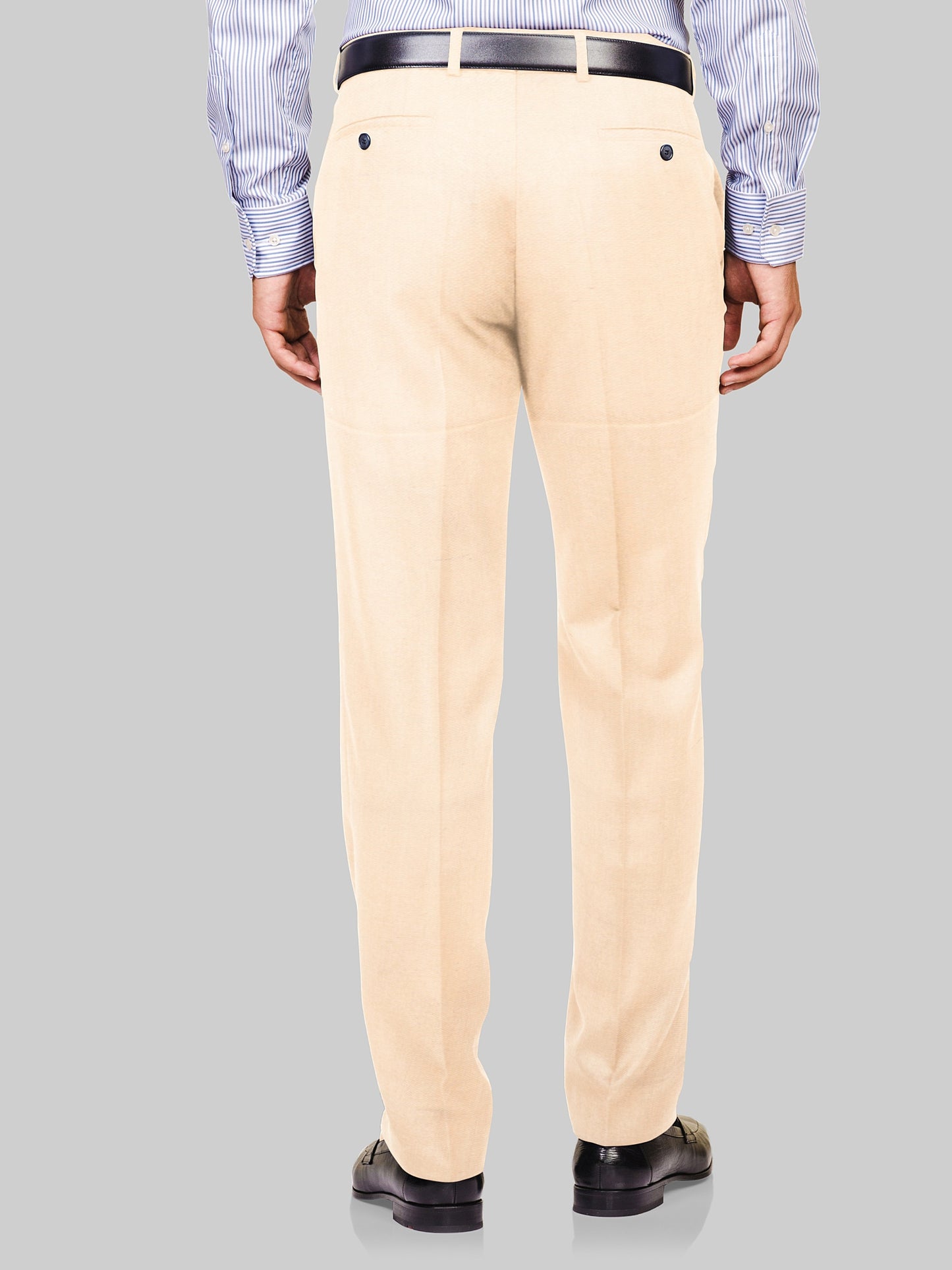 Cream color handloom mens cotton trouser
