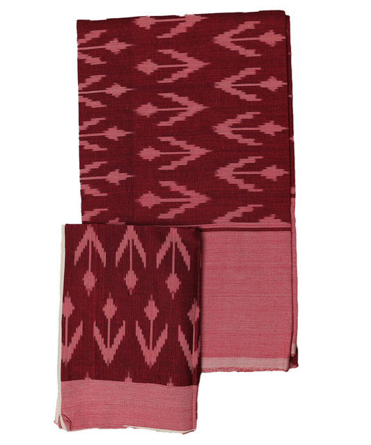 Handwoven pochampally ikat double cot bedsheet