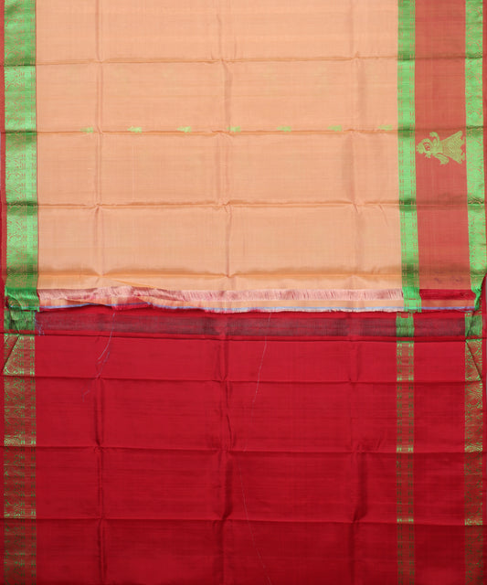 Multi-shade handloom gollabhama silk saree