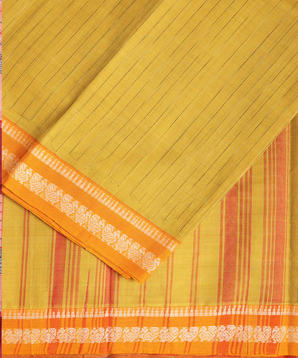 Dijon color handloom narayanpet cotton saree