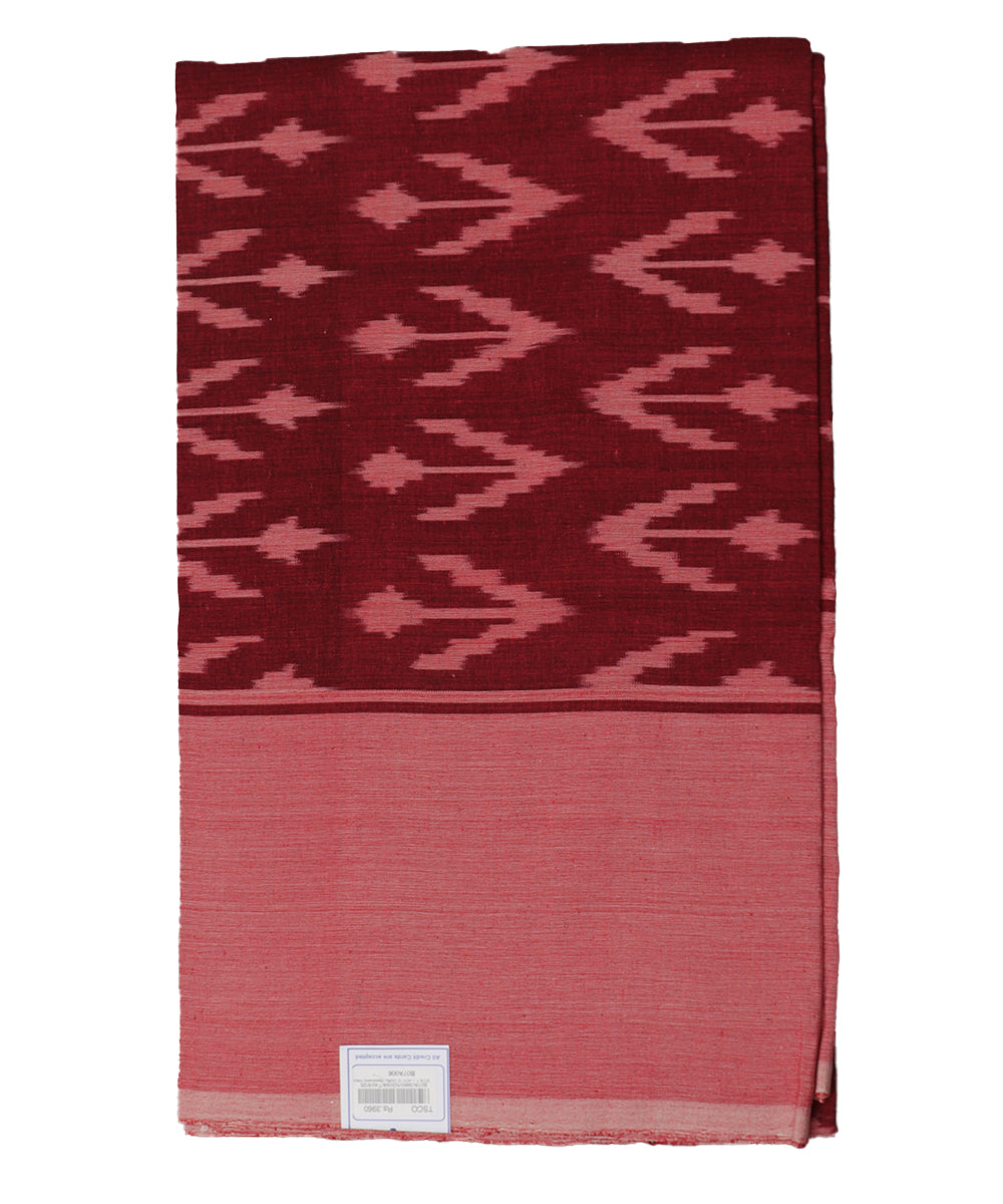 Handwoven pochampally ikat double cot bedsheet