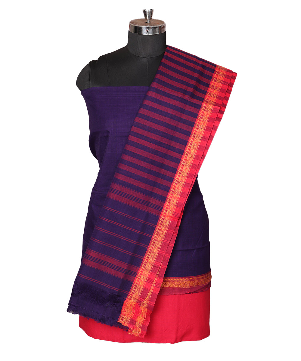 Multi-color handloom narayanpet suit