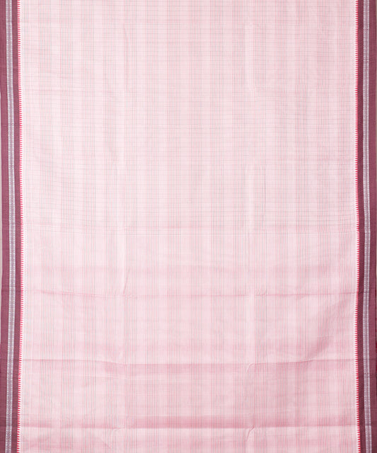 Lemonade pink color handloom narayanpet cotton saree
