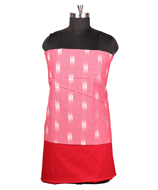 French pink color handloom pochampally punjabi suit
