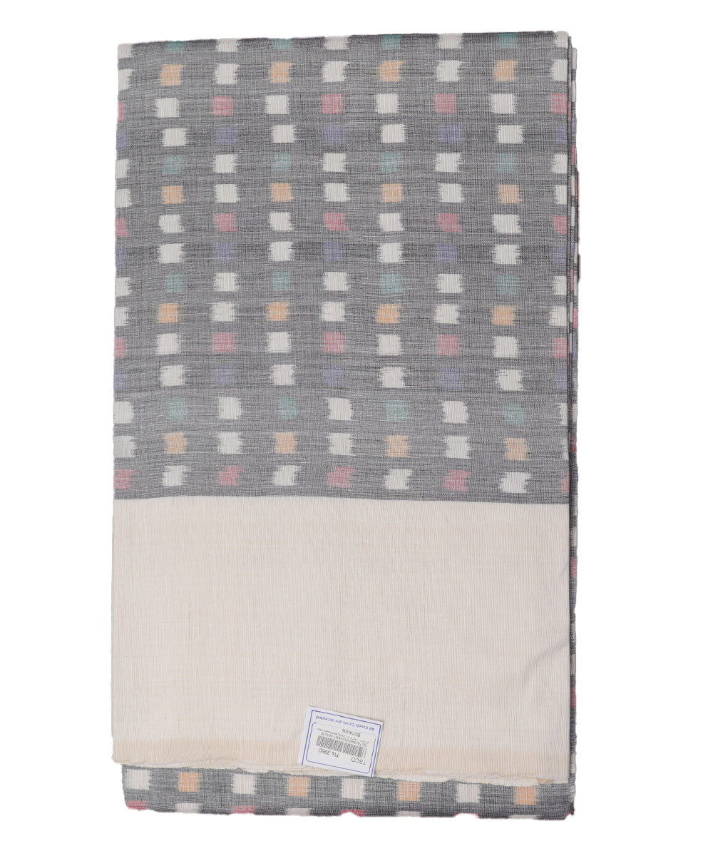 Handwoven pochampally ikat double cot bedsheet