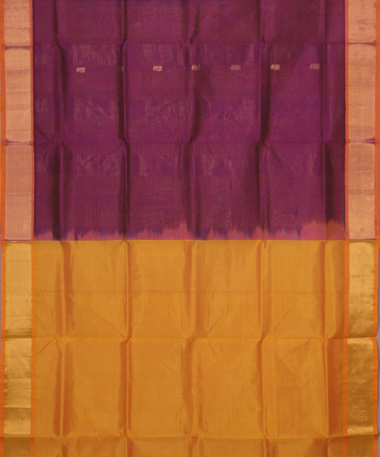 Byzantine violet color handloom madhavaram sico saree