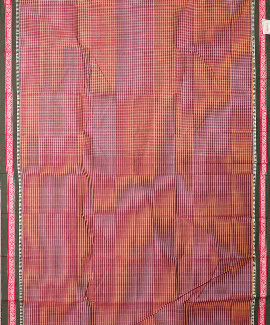 Multi-color handloom narayanpet cotton saree