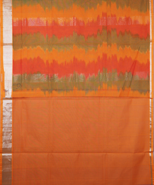 Multi-color handloom venkatagiri cotton saree