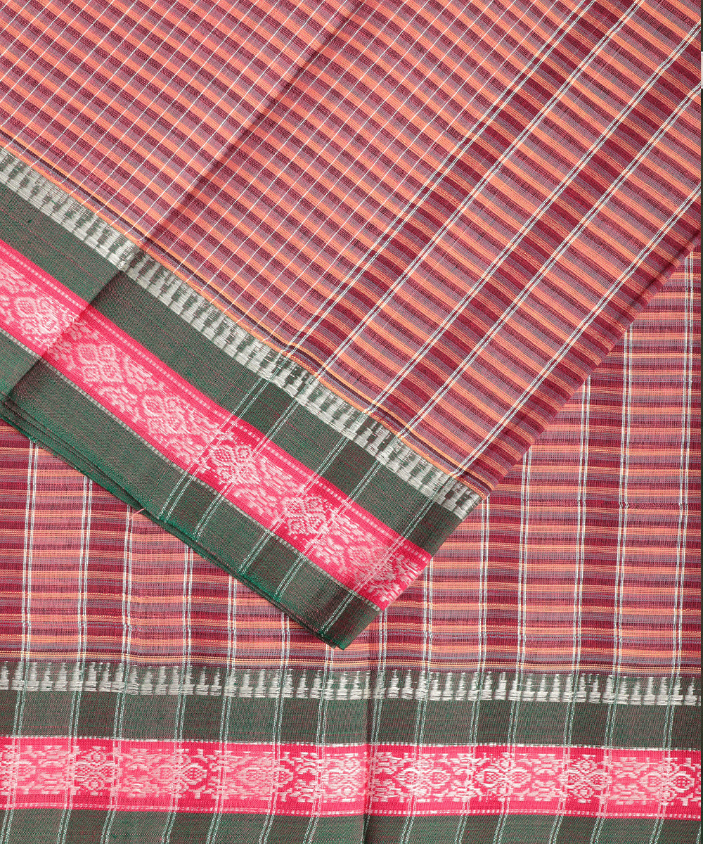 Multi-color handloom narayanpet cotton saree