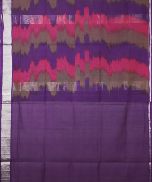 Multi-color handloom venkatagiri cotton saree