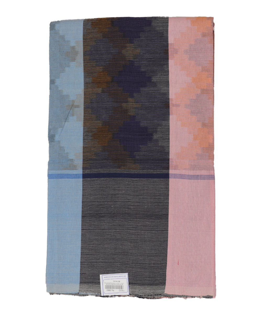 Handwoven pochampally ikat double cot bedsheet