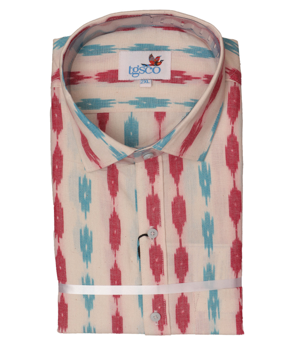 Multi-color handloom pochampally shirt