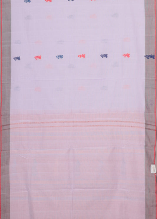 Thistle violet color gollabhama cotton saree