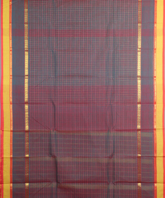 Multi-shade handloom narayanpet cotton saree