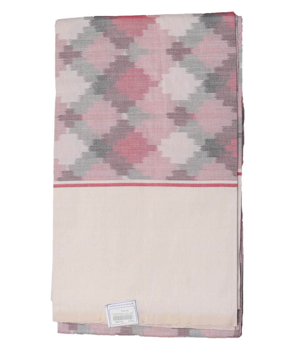 Handwoven pochampally ikat double cot bedsheet