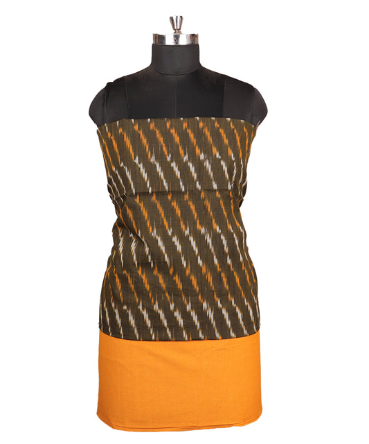 Multi-color handloom pochampally punjabi suit
