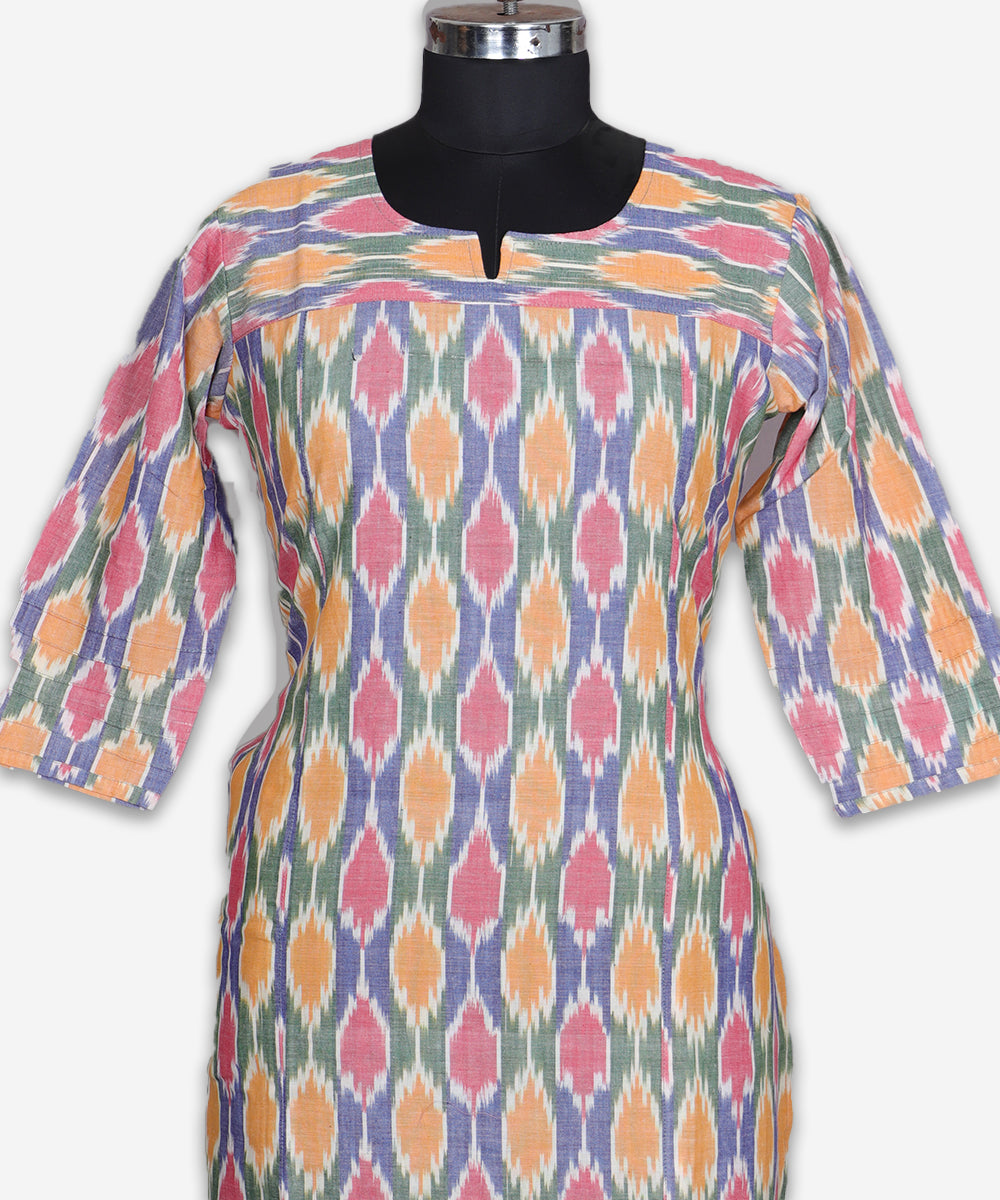 Handloom pochampally ikat long top