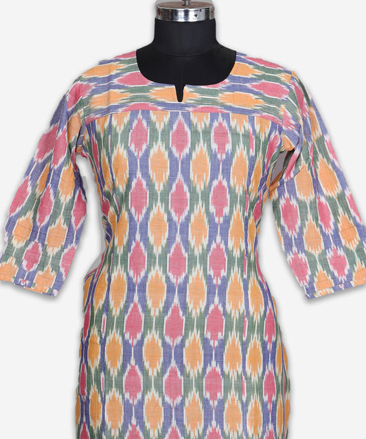 Handloom pochampally ikat long top