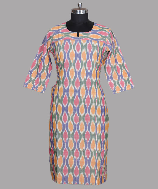 Handloom pochampally ikat long top