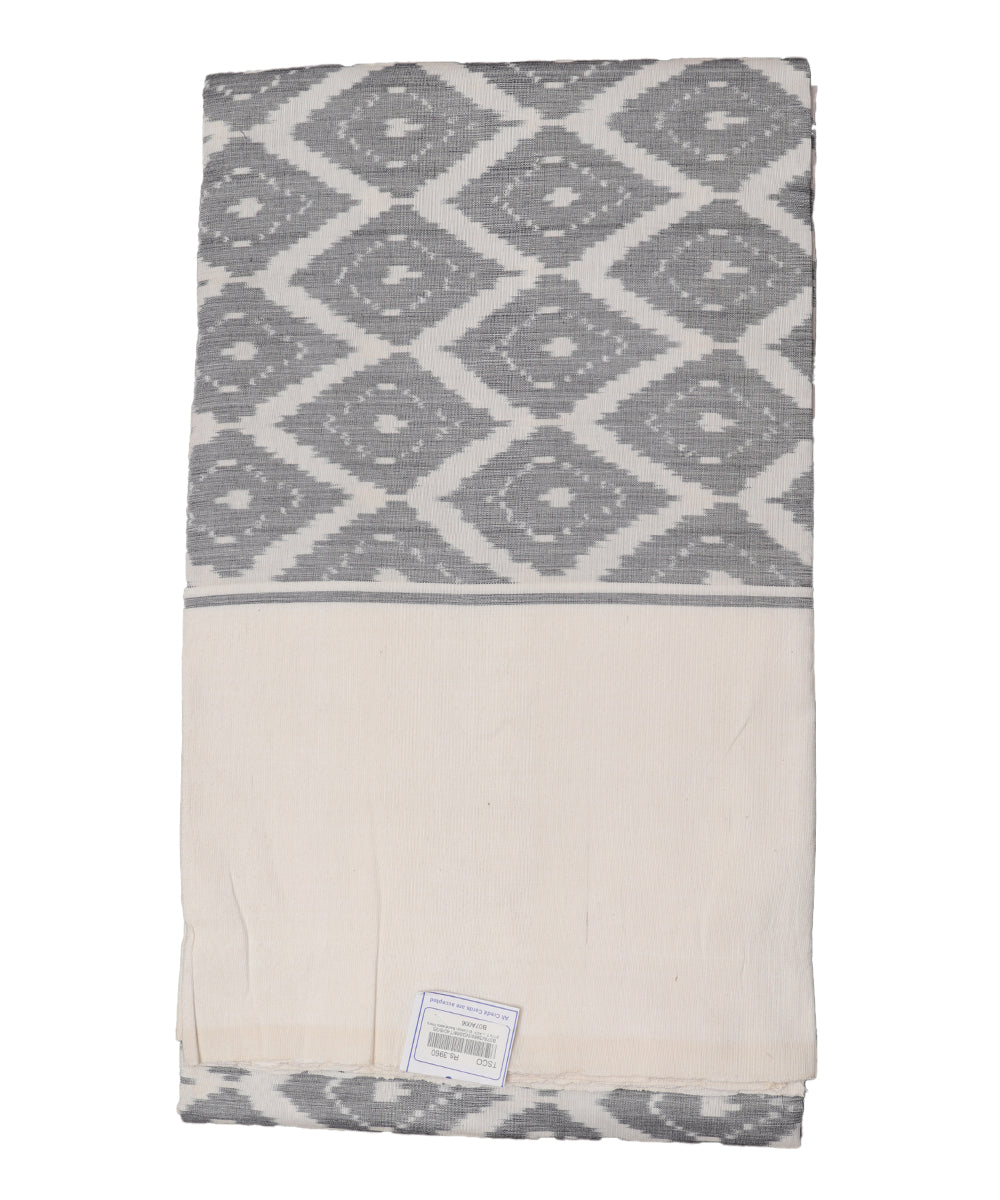Handwoven pochampally ikat double cot bedsheet