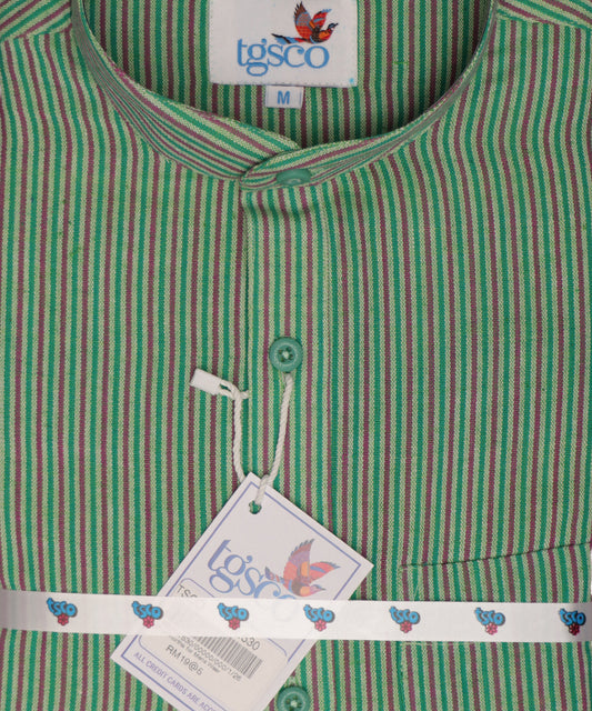 Handloom Men’s Khadi Short Kurta – Half Sleeves