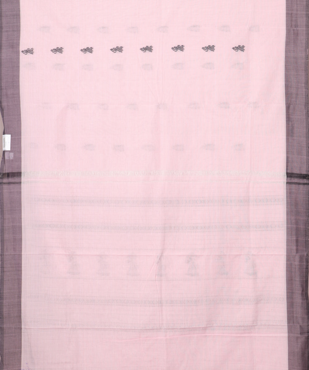 Lemonade color handloom gollabhama cotton saree