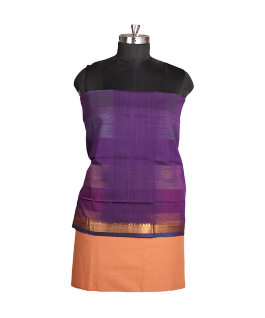 Handloom mangalagiri cotton suit