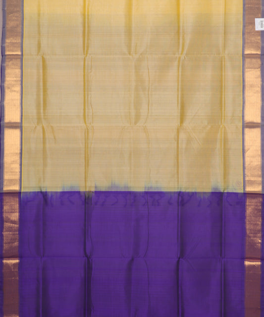 Royal yellow color handloom madhavaram sico saree