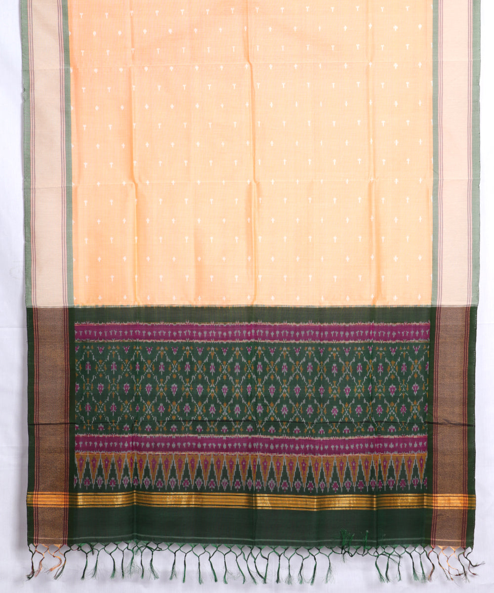 Multi-shade color handloom ikat sico dupattas