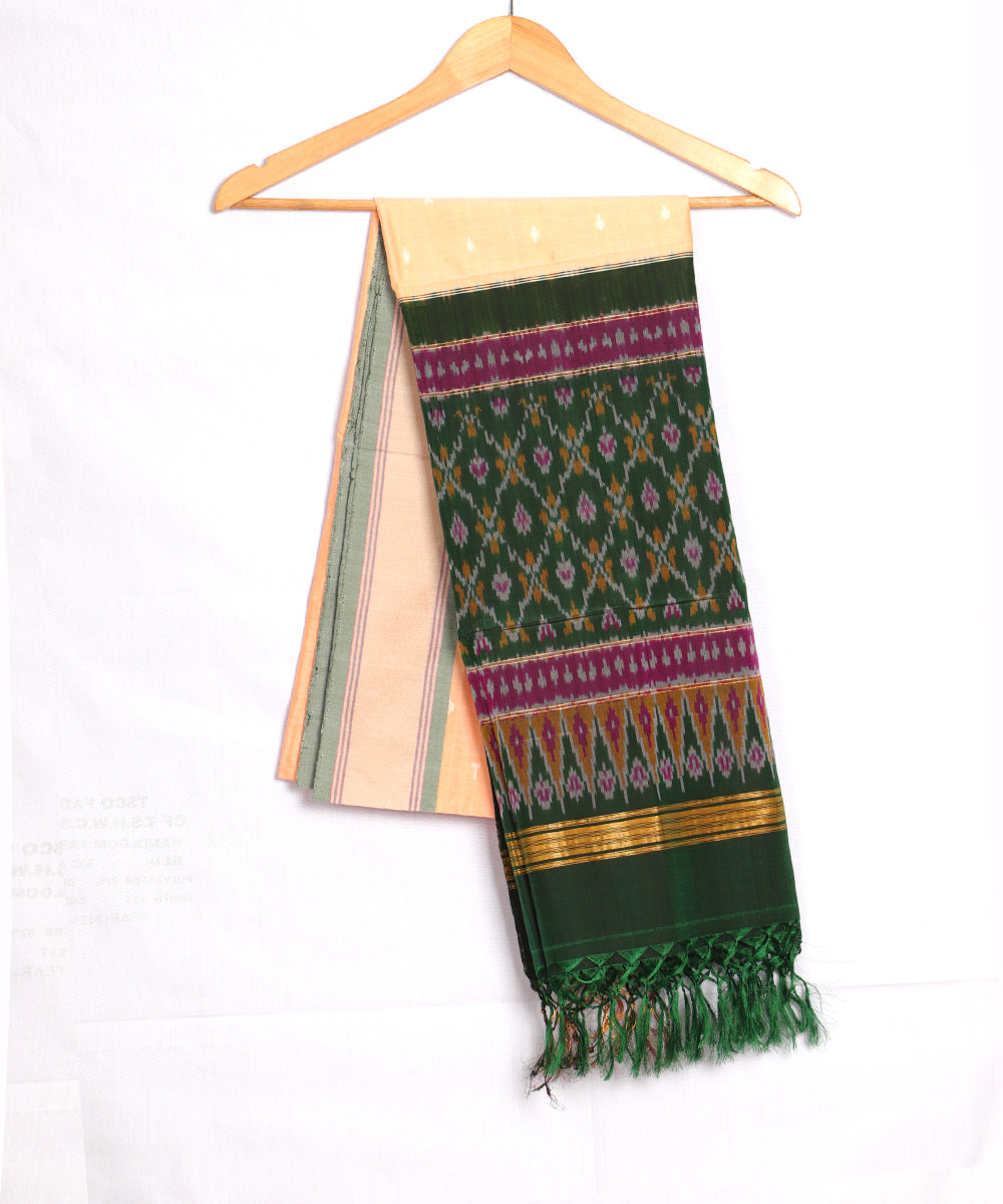 Multi-shade color handloom ikat sico dupattas