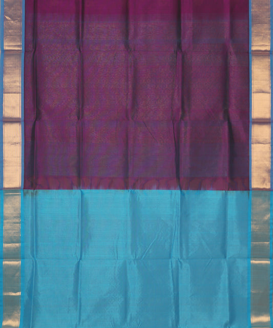 Lollipop violet color handloom madhavaram sico saree