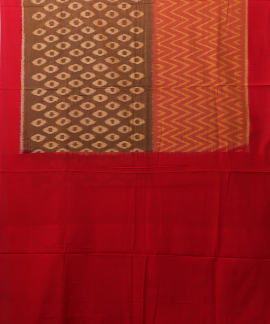 Multi-color pochampally cotton saree
