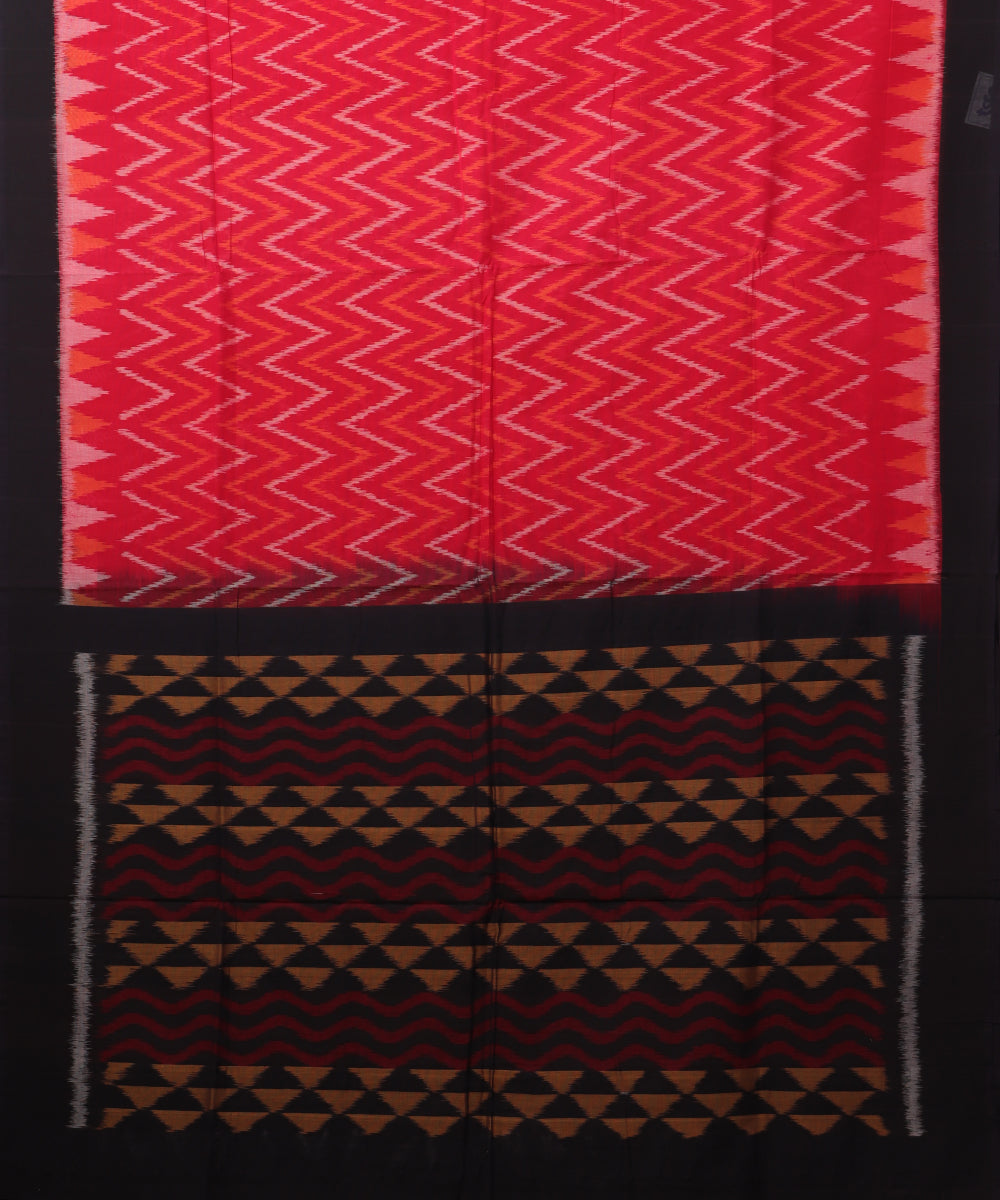 Persian pink color pochampally cotton saree
