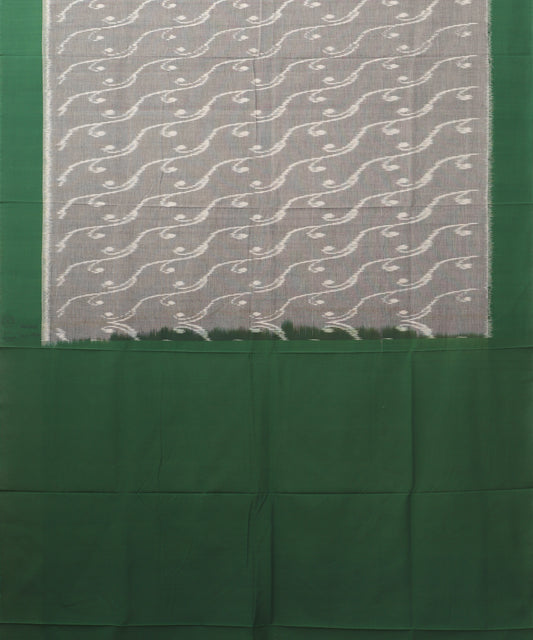 Seal gray color pochampally cotton saree