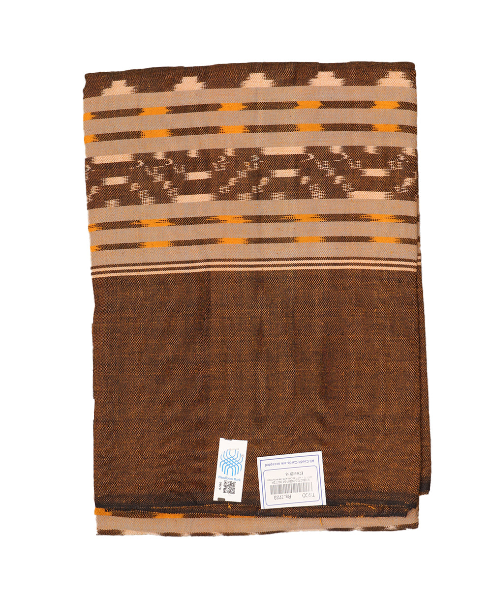 Handwoven ikat single cot bedsheet