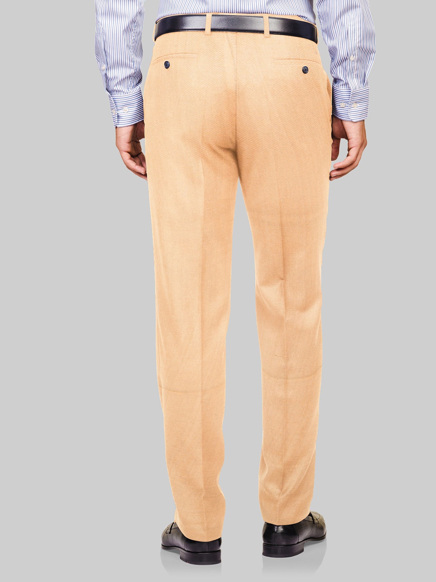 Beige color handloom mens cotton trouser