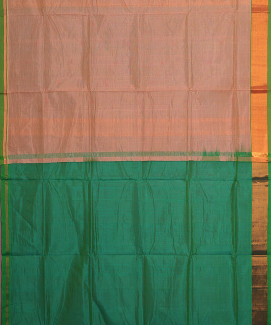 Salmon color handloom venkatagiri sico saree