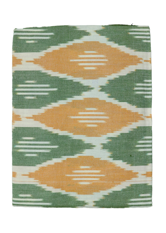 Tuscany yellow color handwoven pochampally single cot bedsheet