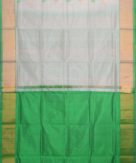 Peach color handloom venkatagiri sico saree