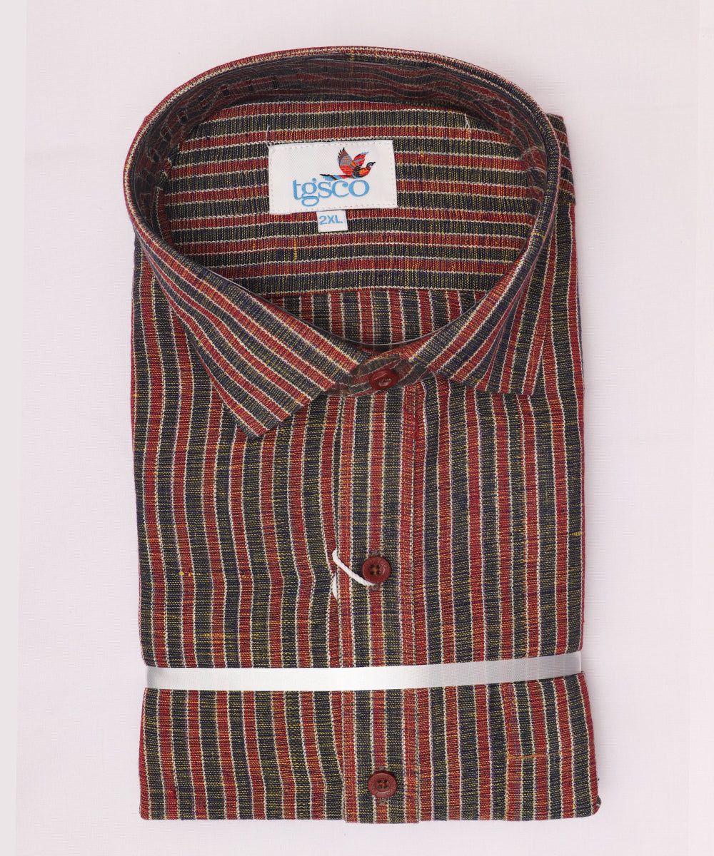 Multi-color handloom pochampally shirt