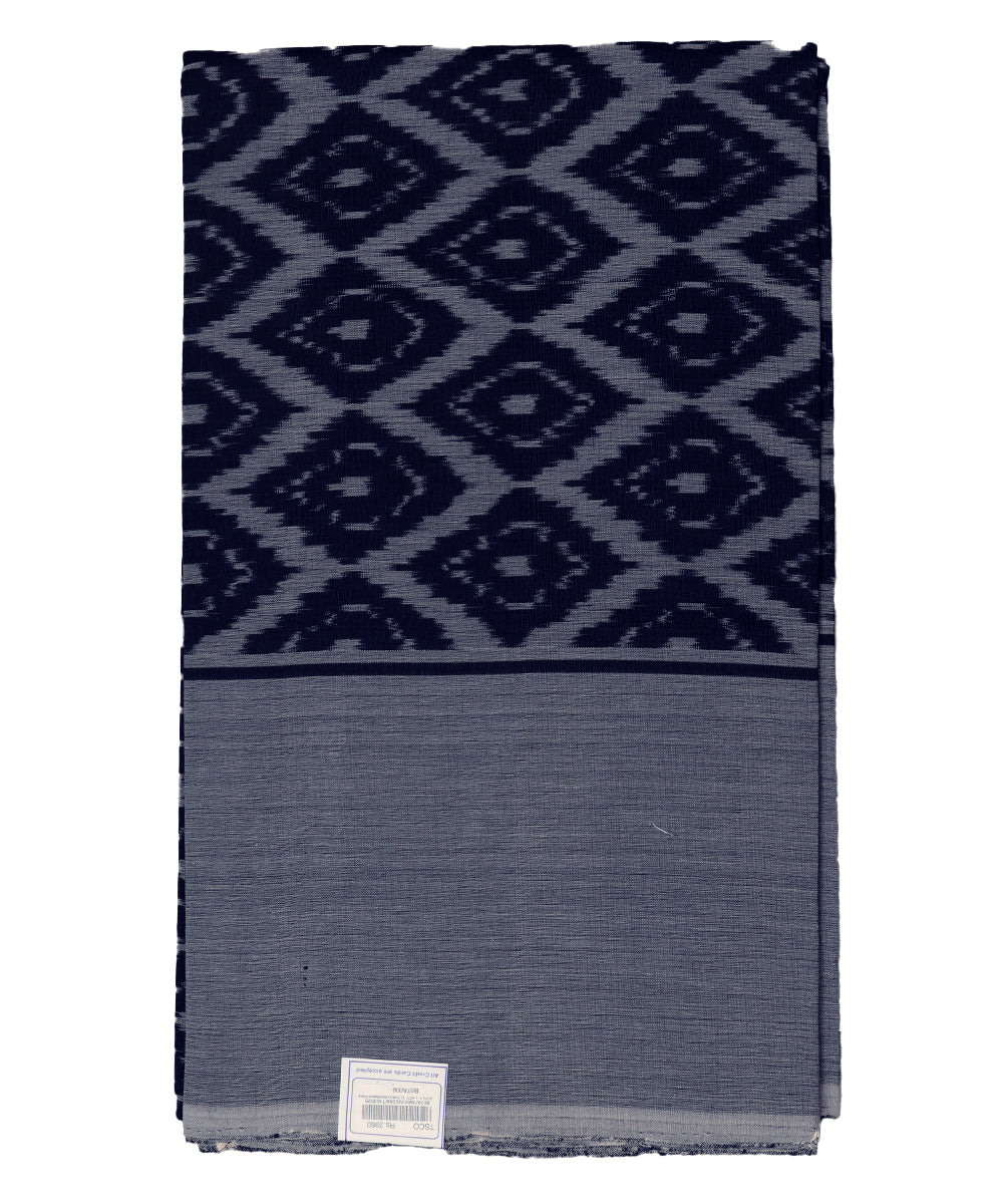 Handwoven pochampally ikat double cot bedsheet