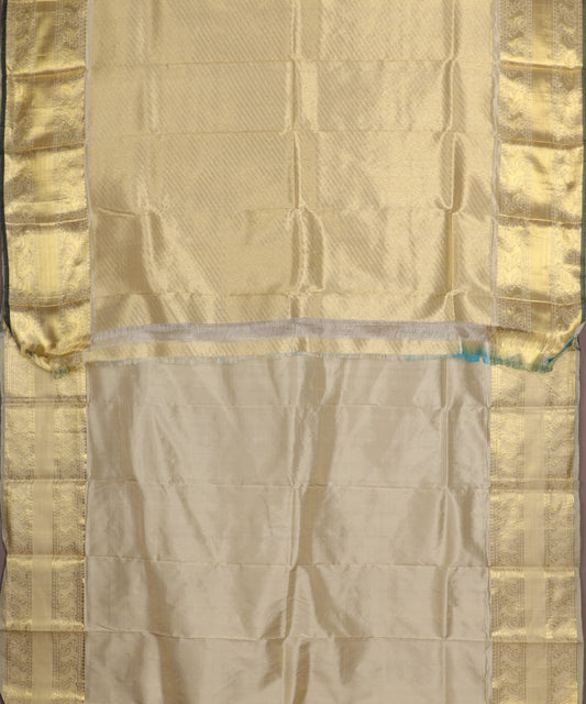 Peach color handllom ramappa silk saree