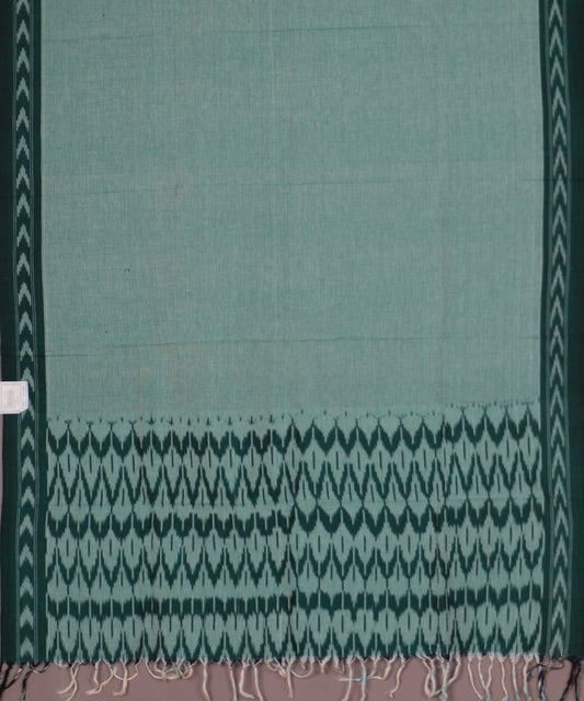 Jungle green color handloom cotton dupatta