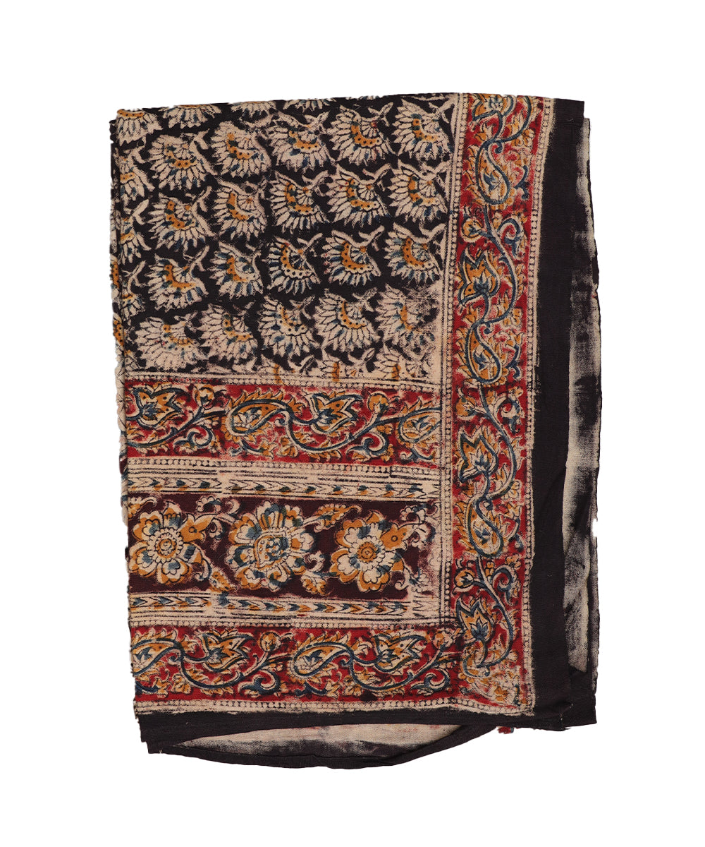 Kalamkari handblock print cotton single cot Bedsheet