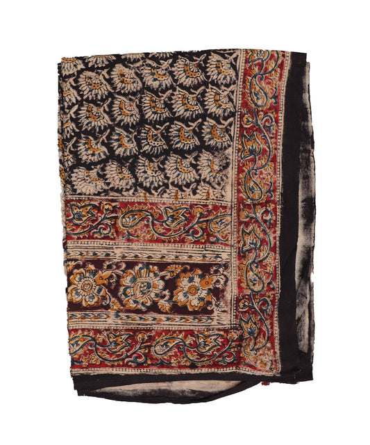 Kalamkari handblock print cotton single cot Bedsheet