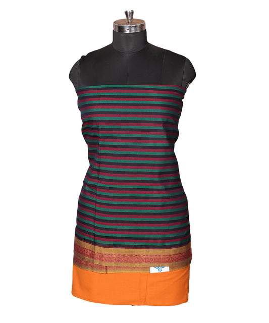 Multi-color handloom narayanpet suit