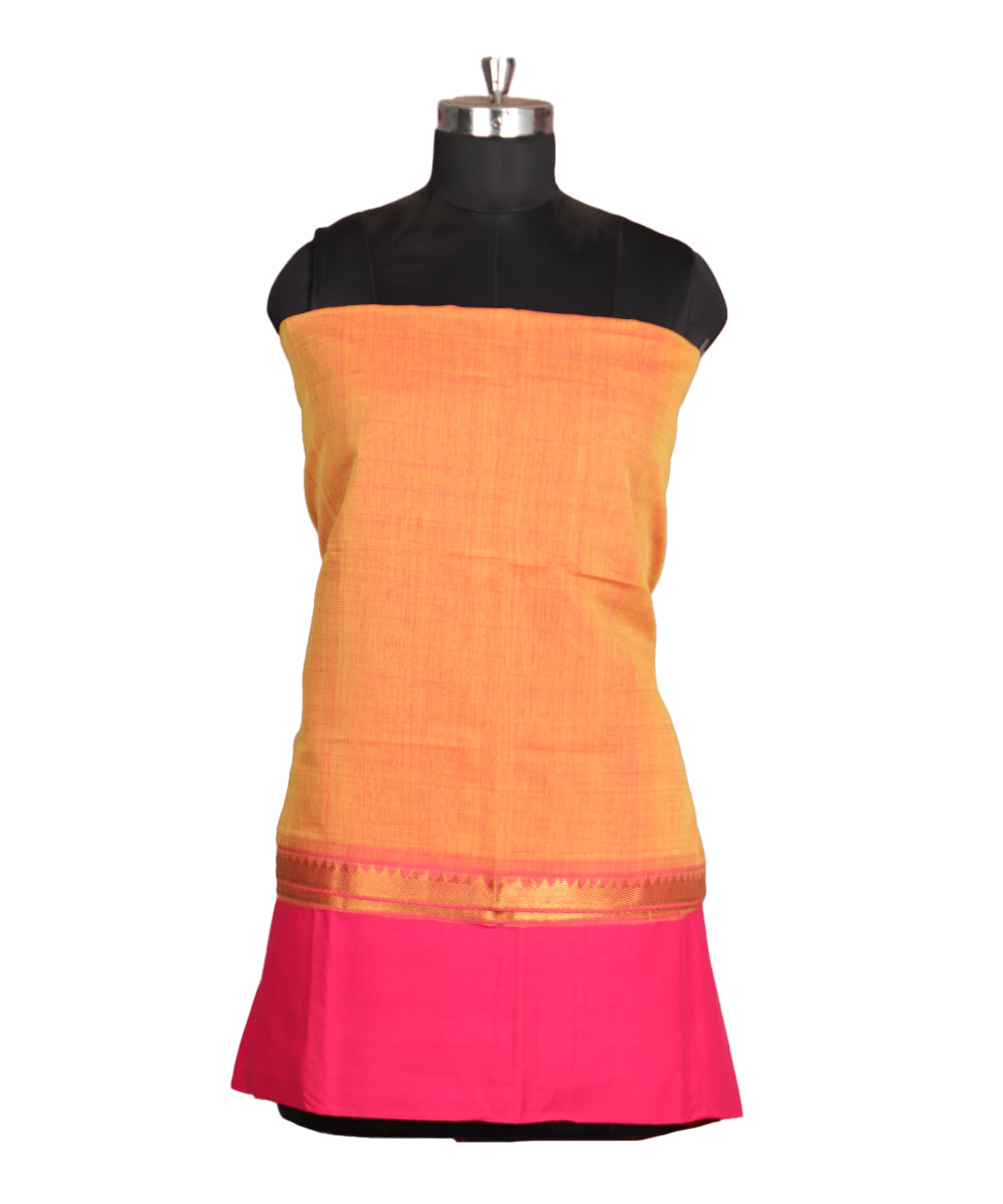 Handloom mangalagiri cotton suit
