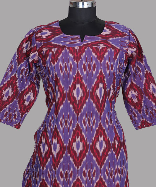Handloom pochampally ikat long top