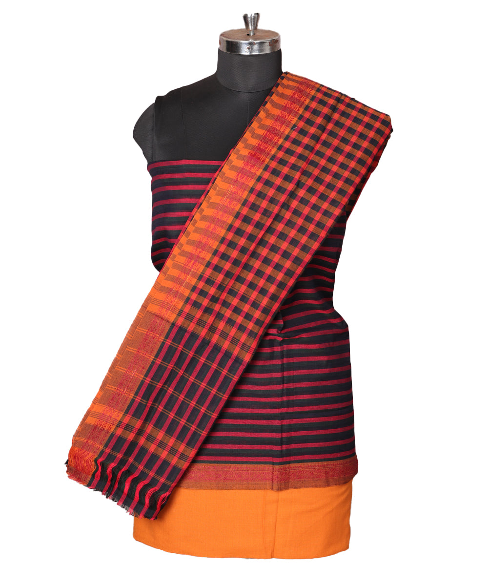 Multi-color handloom narayanpet suit
